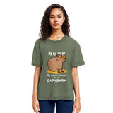 Tokyosol Spirit Animal Capybara Washed T-Shirt