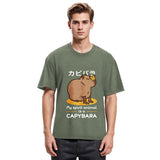 Tokyosol Spirit Animal Capybara Washed T-Shirt