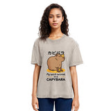 Tokyosol Spirit Animal Capybara Washed T-Shirt