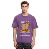 Tokyosol Spirit Animal Capybara Washed T-Shirt