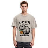 Tokyosol Cute Baby Capybara Washed T-Shirt
