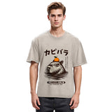 Tokyosol Capybara Hot Spring Washed T-Shirt