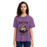 Tokyosol Capybara Hot Spring Washed T-Shirt