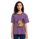 Tokyosol Capybara Holding A Gun Washed T-Shirt