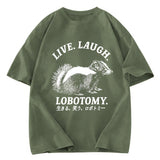 Tokyosol Live Laugh Lobotomy Washed T-Shirt