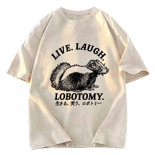 Tokyosol Live Laugh Lobotomy Washed T-Shirt