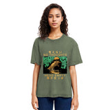 Tokyosol Capybara No Thoughts Head Empty Washed T-Shirt