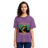 Tokyosol Capybara No Thoughts Head Empty Washed T-Shirt