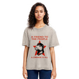 Tokyosol Capibalism Funny Washed T-Shirt