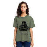 Tokyosol Capybara On A Bathing Vacation Washed T-Shirt