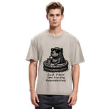 Tokyosol Capybara On A Bathing Vacation Washed T-Shirt