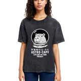 Tokyosol Astronaut Capybara Washed T-Shirt