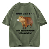 Tokyosol Capybara Contaminated By Radiation Washed T-Shirt