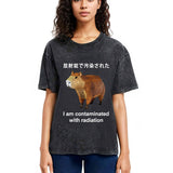 Tokyosol Capybara Contaminated By Radiation Washed T-Shirt