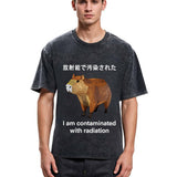 Tokyosol Capybara Contaminated By Radiation Washed T-Shirt