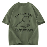 Tokyosol Capybara Fat Just Easy to See Classic T-Shirt