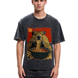 Tokyosol Capybara Ramen Lover Washed T-Shirt