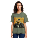Tokyosol Confucius Capybara Quote Washed T-Shirt