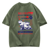 Tokyosol Tokyo Japan Capybara Cafe Washed T-Shirt