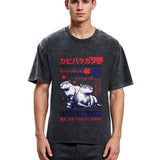 Tokyosol Tokyo Japan Capybara Cafe Washed T-Shirt