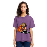 Tokyosol Cute Capybara Eating Ramen Washed T-Shirt