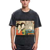 Tokyosol Japanese Woman Shouting at a Cat Classic T-Shirt