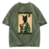 Tokyosol More Caffeine Less Sadness Washed T-Shirt