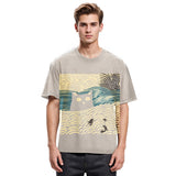 Tokyosol Kawaii Cat Japanese Washed T-Shirt