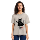 Tokyosol Japanese Baka Cat Washed T-Shirt