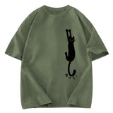 Tokyosol Cat Needs Help Washed T-Shirt