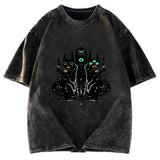 Tokyosol Mystic Cat Trinity Washed T-Shirt