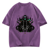 Tokyosol Mystic Cat Trinity Washed T-Shirt