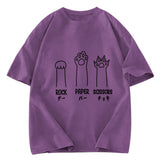 Tokyosol Rock Paper Scissors Washed T-Shirt