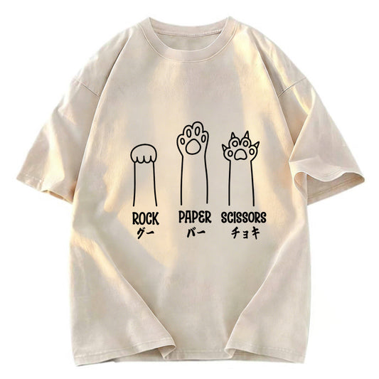 Tokyosol Rock Paper Scissors Washed T-Shirt