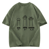 Tokyosol Rock Paper Scissors Washed T-Shirt