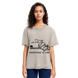 Tokyosol Everything Is Fine Washed T-Shirt