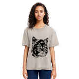 Tokyosol Six-eyed Cat Japan Washed T-Shirt