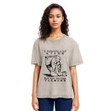 Tokyosol I Am Lactose Intolerant Washed T-Shirt