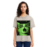 Tokyosol Confused Cat Japanese Washed T-Shirt