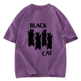 Tokyosol Four Black Cats Washed T-Shirt
