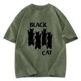 Tokyosol Four Black Cats Washed T-Shirt