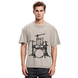 Tokyosol Handsome Cat Drummer Washed T-Shirt