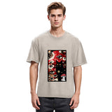 Tokyosol Psychedelic Black Cat Washed T-Shirt