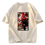 Tokyosol Psychedelic Black Cat Washed T-Shirt