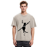 Tokyosol Lonely Cat Ninja Washed T-Shirt