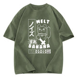 Tokyosol Melt Banana Cat Washed T-Shirt
