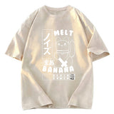 Tokyosol Melt Banana Cat Washed T-Shirt