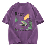 Tokyosol Rage Consumes Me Frog Pond Washed T-Shirt
