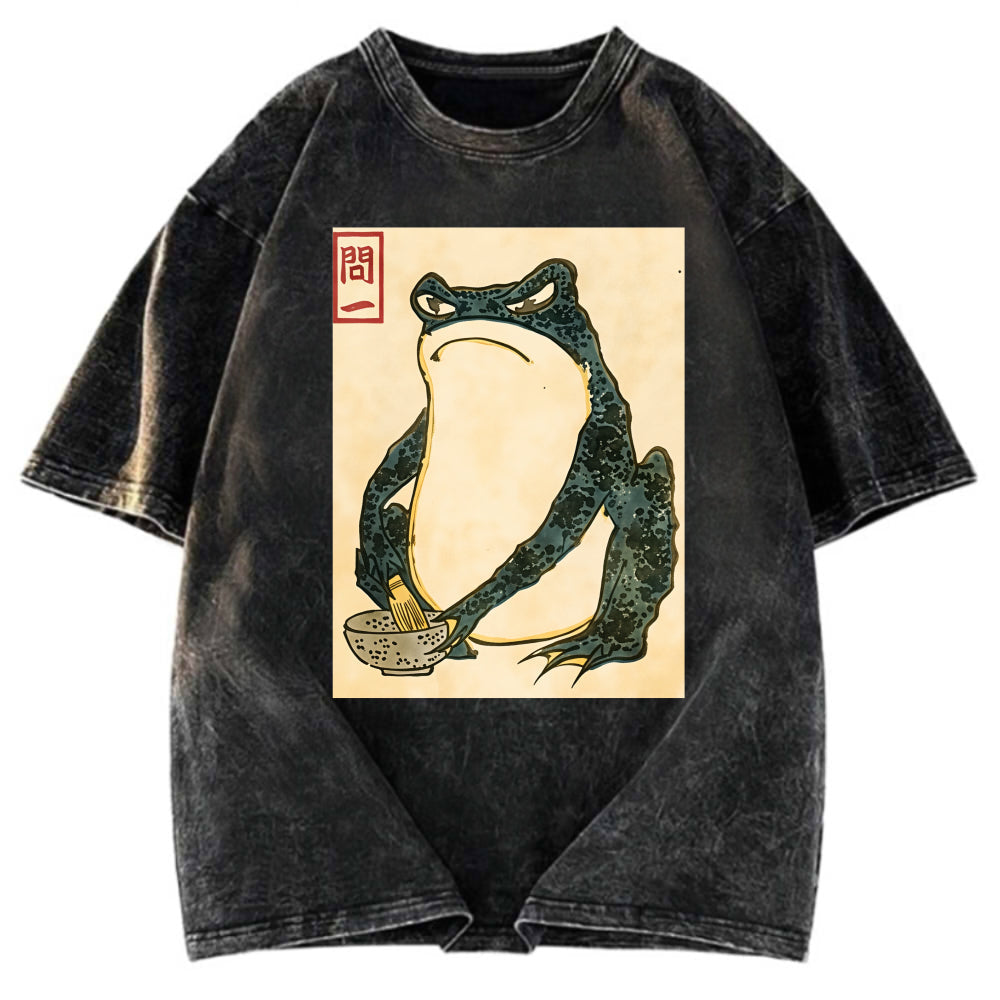 Tokyosol Matsumoto Hoji Japanese Frog Washed T-Shirt