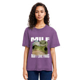 Tokyosol Man I Love Frogs Washed T-Shirt